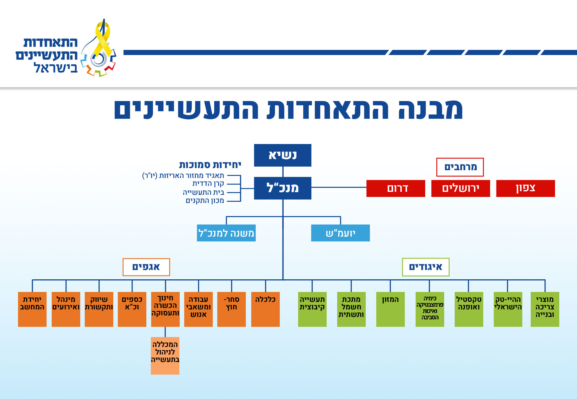 מבנה התאחדות התעשיינים 