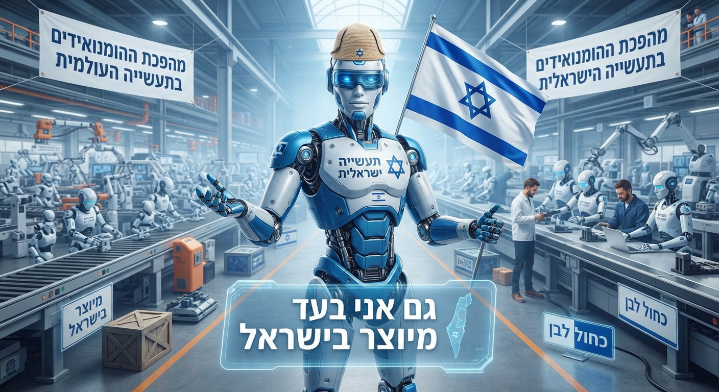 המרכז לתעשייה מתקדמת: מהפכת ההומנואידים בתעשייה העולמית והישראלית