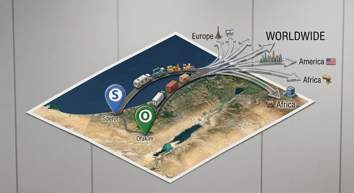 חדשות 08: משדרות ואופקים לעולם: המפעלים שמייצאים לחו